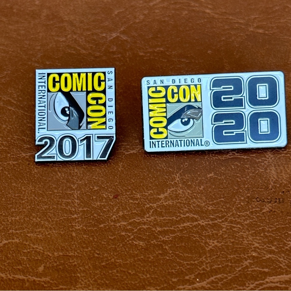 SDCC Comic Con 2017 and 2020 Pins